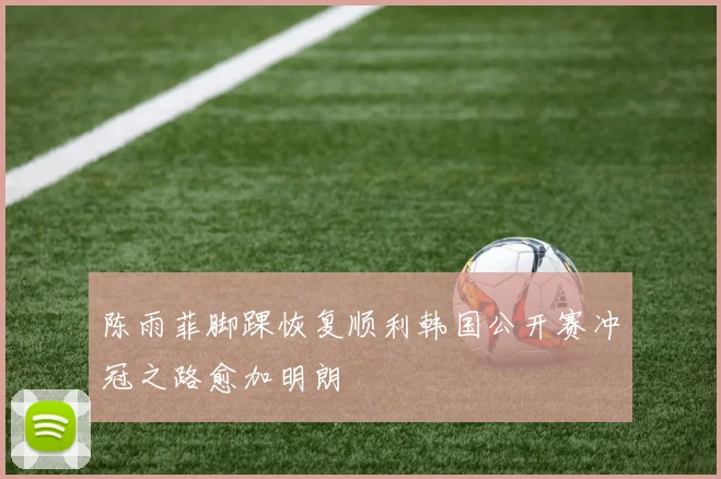 陈雨菲脚踝恢复顺利韩国公开赛冲冠之路愈加明朗